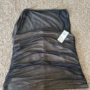 Abercrombie & Fitch Ava Mesh Top